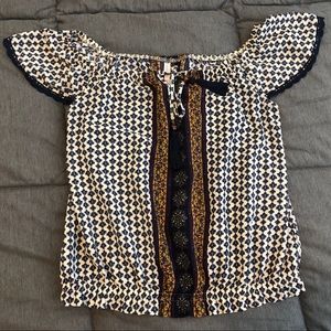 Off the shoulder top